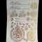Mix Arabic Gold Embossed Sticker Sheet - A5