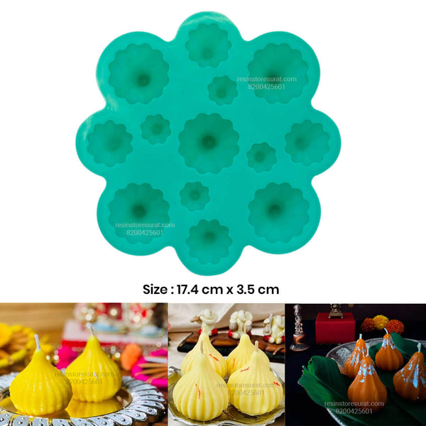 Mutli Cavity Modak Candle Mould