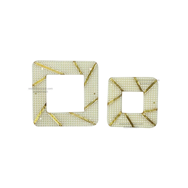 Multi Pearl Square Ring