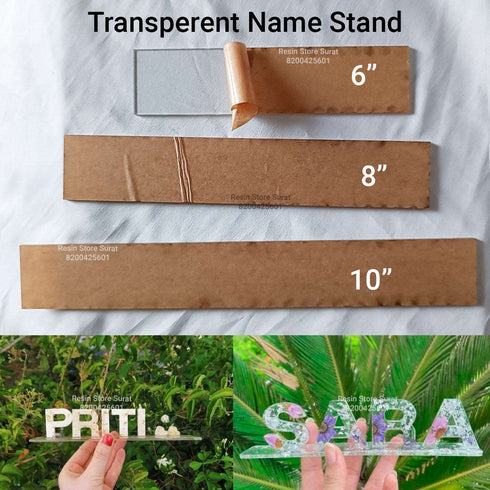 Name Stand Transparent
