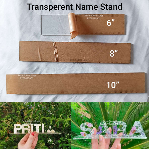 Name Stand Transparent