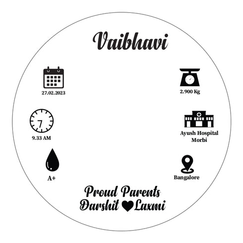 New Born Baby insert sheet