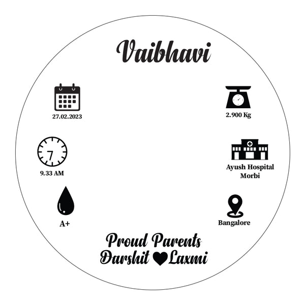 New Born Baby insert sheet