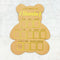 One Year Baby Teddy shape Acrylic + Mdf Cutout