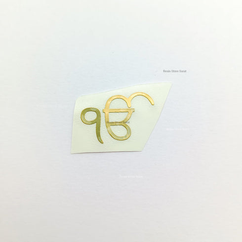 Onkar Metal Sticker
