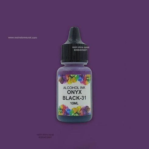 Onyx Black Alcohol ink For Resin