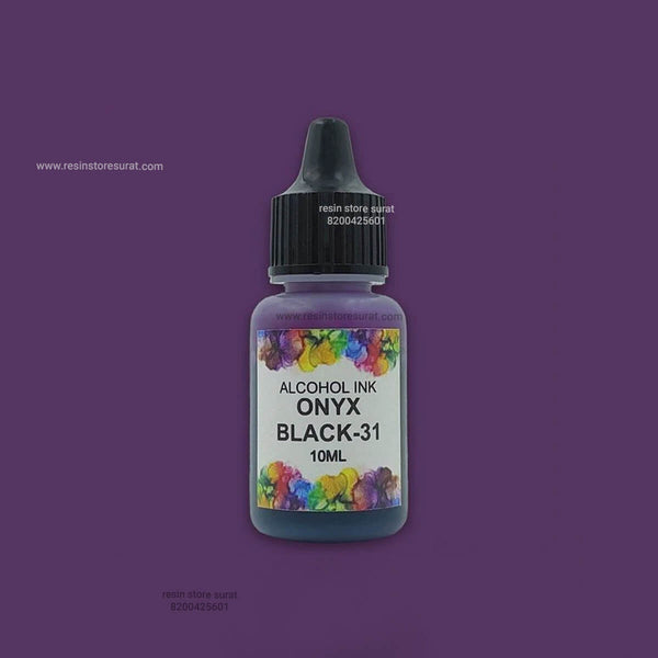 Onyx Black Alcohol ink For Resin