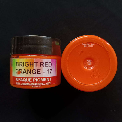 Bright Red Orange Opaque Pigments For Resin