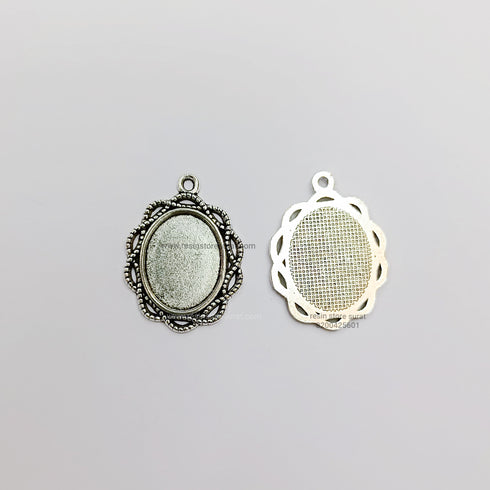 Silver Pendant Base B