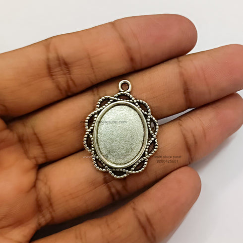 Silver Pendant Base B