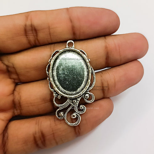 Silver Pendant Base C