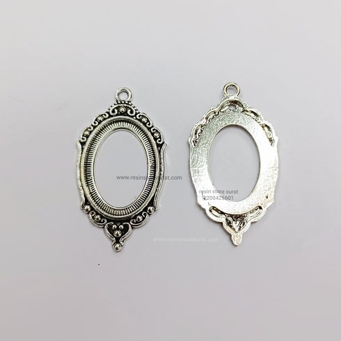 Silver Pendant Base D