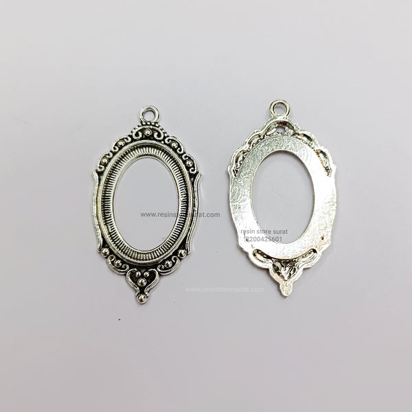 Silver Pendant Base D