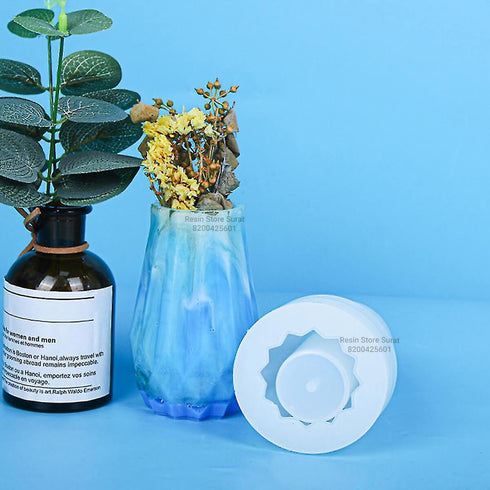 Pen Holder Mould | Flower Pot Silicone Mould