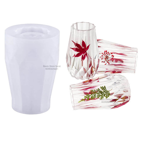 Pen Holder Mould | Flower Pot Silicone Mould