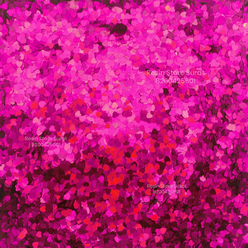 Heart Pink Glitter