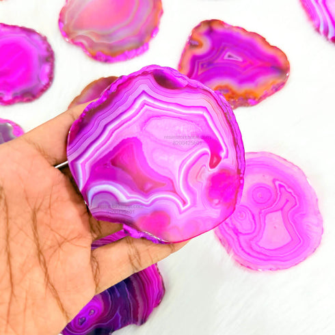 Pink Agate Slice