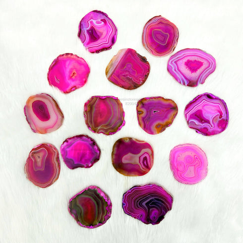 Pink Agate Slice