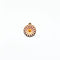 Pink Daisy Flower Charm