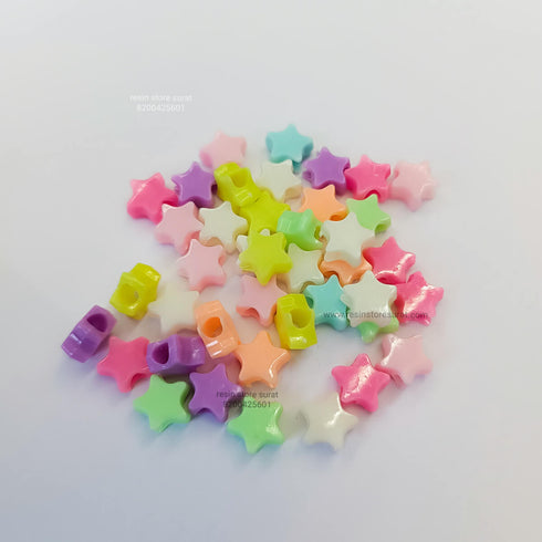 Plastic Star Beads