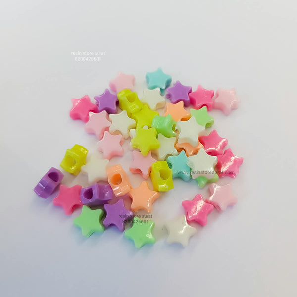 Plastic Star Beads
