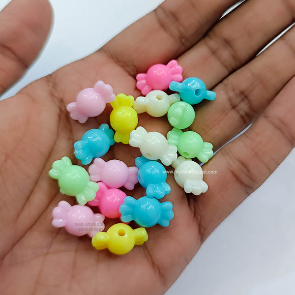 Plastic Chocolate Beads