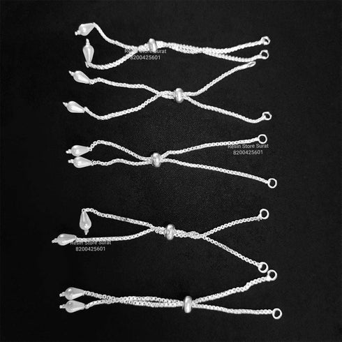 Bracelet Chain Silver - 5 Pcs