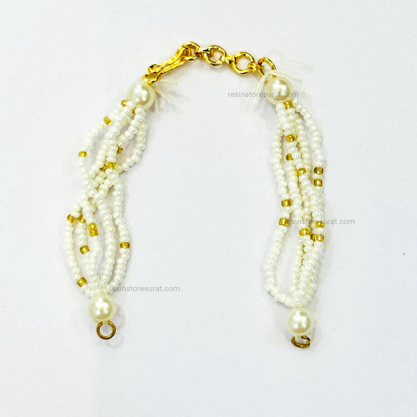 rakhi pearl bracelet chain