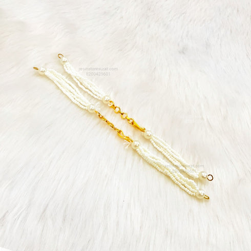Rakhi Pearl Bracelet Chain