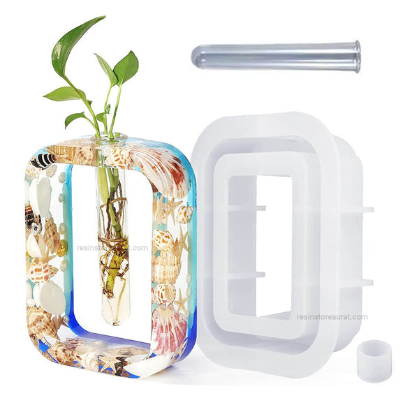 Rectangle Planter Mold with Test Tube
