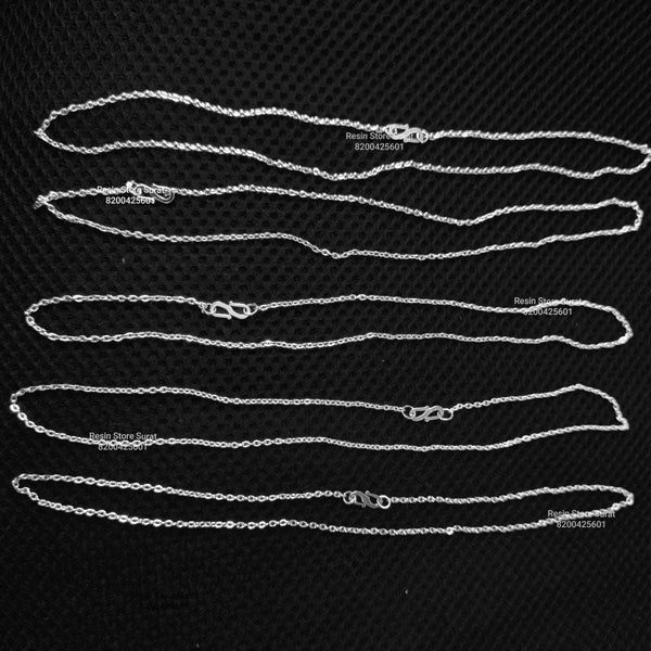 Silver Chain Set 5 Pcs