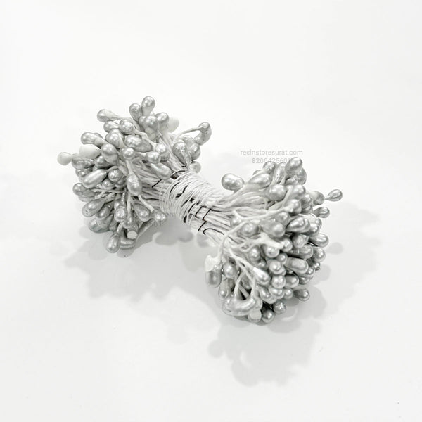 Silver Mini Pollen Flower Bunch