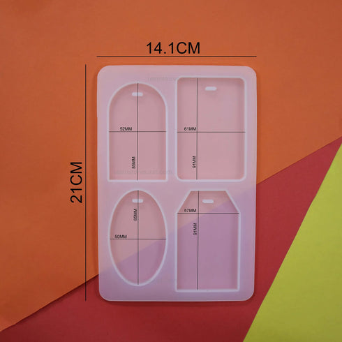 Resin Luggage Tag mould | Id Card Mould
