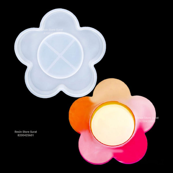 T-Light Flower Candle Holder Mould
