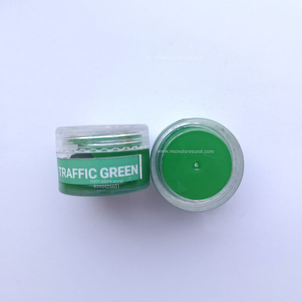 Traffic Green Opaque Pigments For Resin