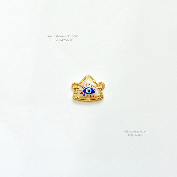 Triangle Evil Eye Rakhi Charm