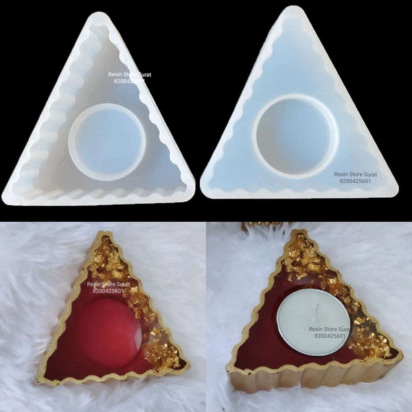 Triangle Tea T-light Candle Mould