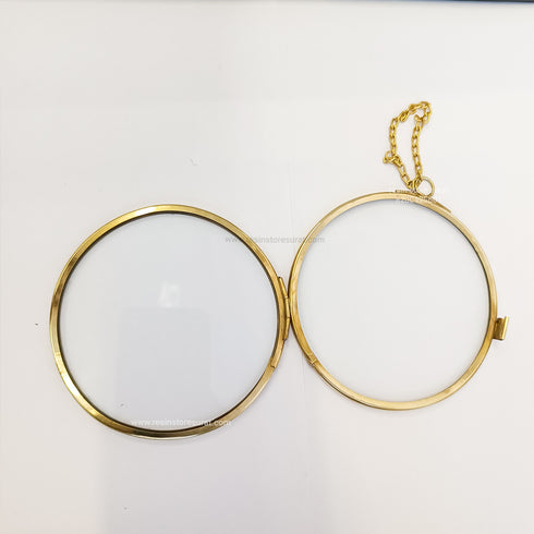 Vintage Round Metal Frame 4 inch
