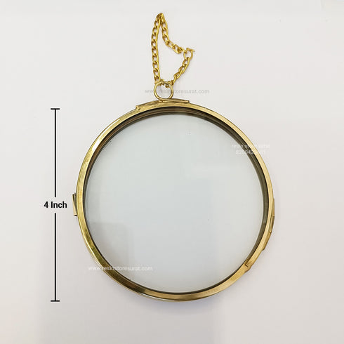 Vintage Round Metal Frame 4 inch