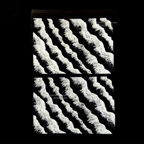 Wave 3D Uv Sticker Sheet - A6