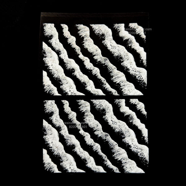 Wave 3D Uv Sticker Sheet - A6