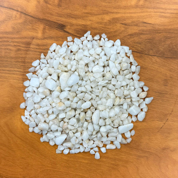White Natural Stone - 4-8 MM