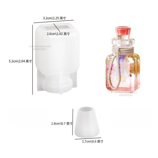 Rectangle Wishing Bottle Mould