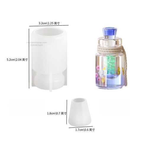 Round Wishing Bottle Mould