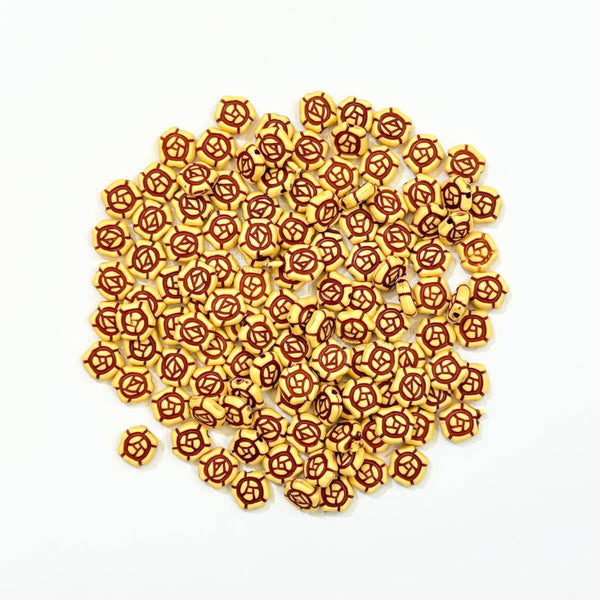 Flower Wood Rakhi Beads