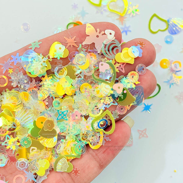 Yellow Mix Design shakers - M1