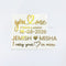 You Love Me Name And date - Custom Metal Sticker