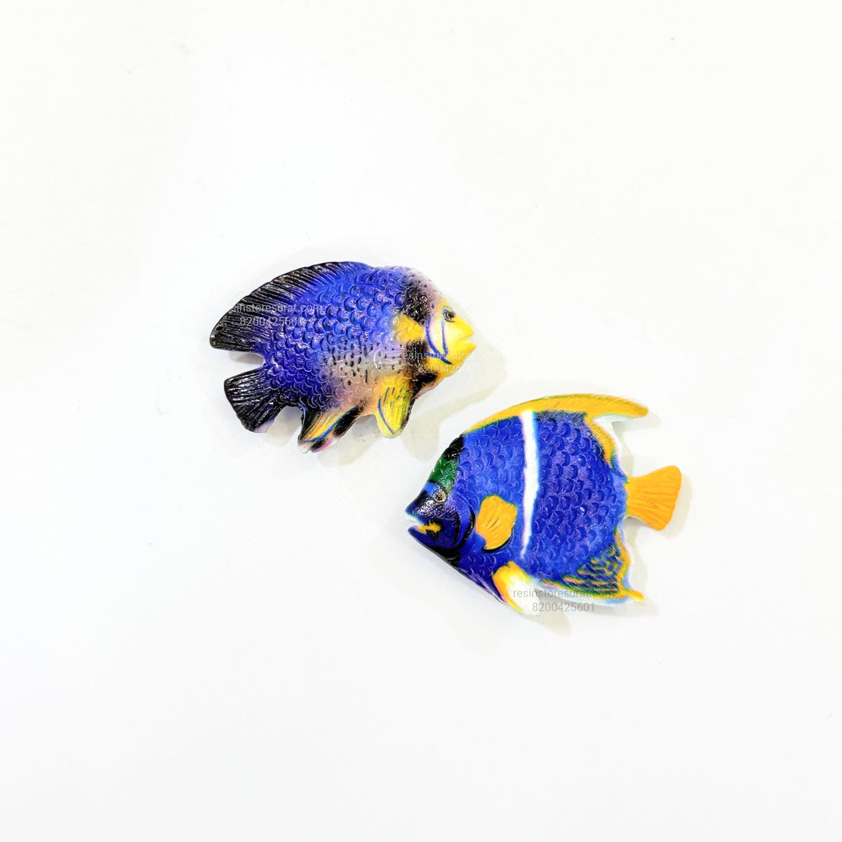 Blue Fish Miniature Set 2 Pcs A – Resin Store Surat