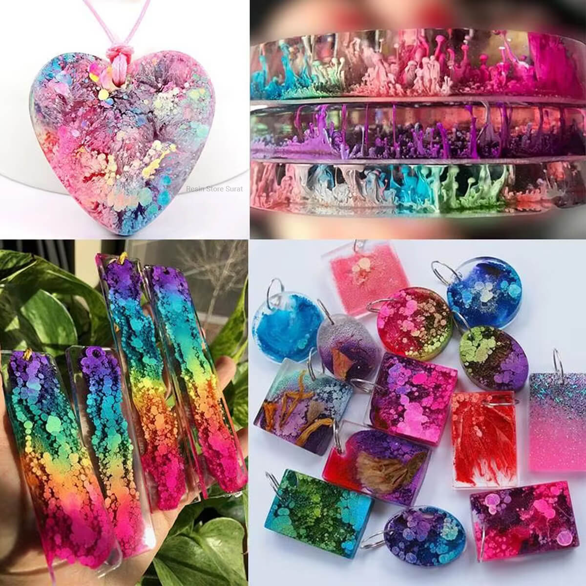 24 Pcs Premium Resin Alcohol Ink Set – Resin Store Surat