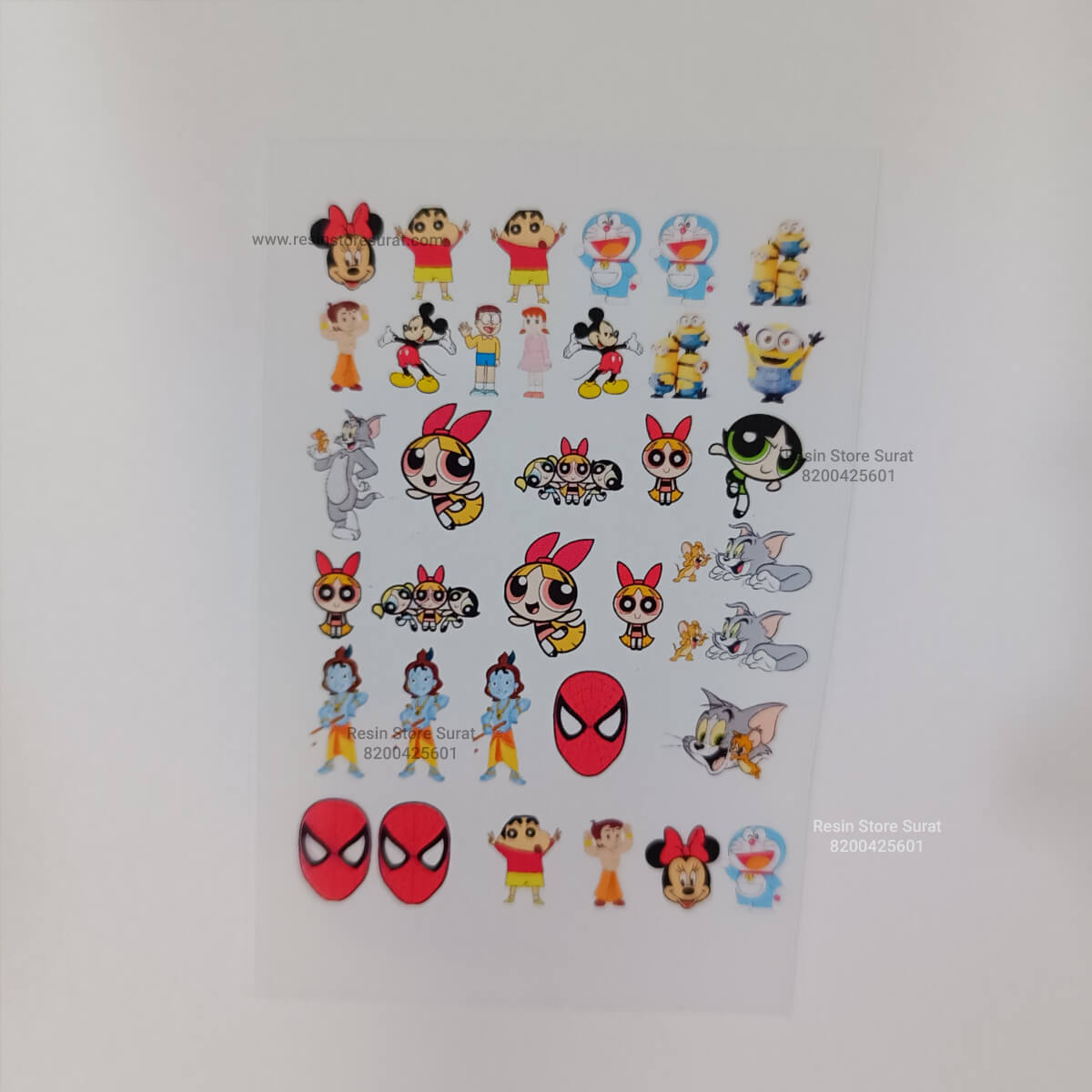 Cartoon Insert Format Rakhi Cartoon - Insert Sheet – Resin Store Surat